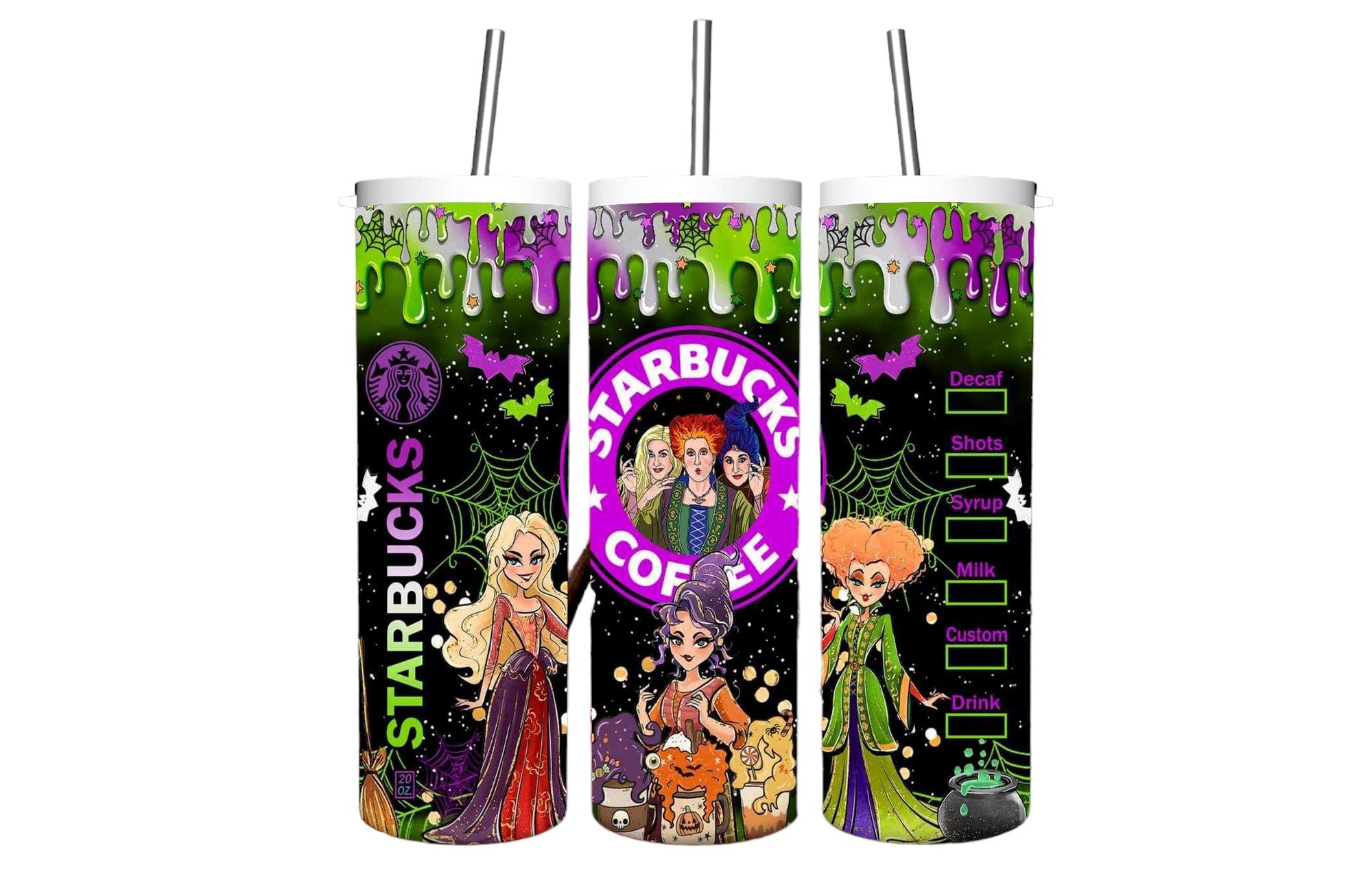 Hocus pocus Halloween tumbler Gravesfamilycreations